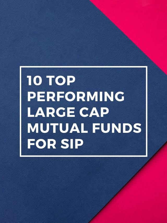 10 Top Performing Large Cap Mutual Funds for SIP Wealth Baba